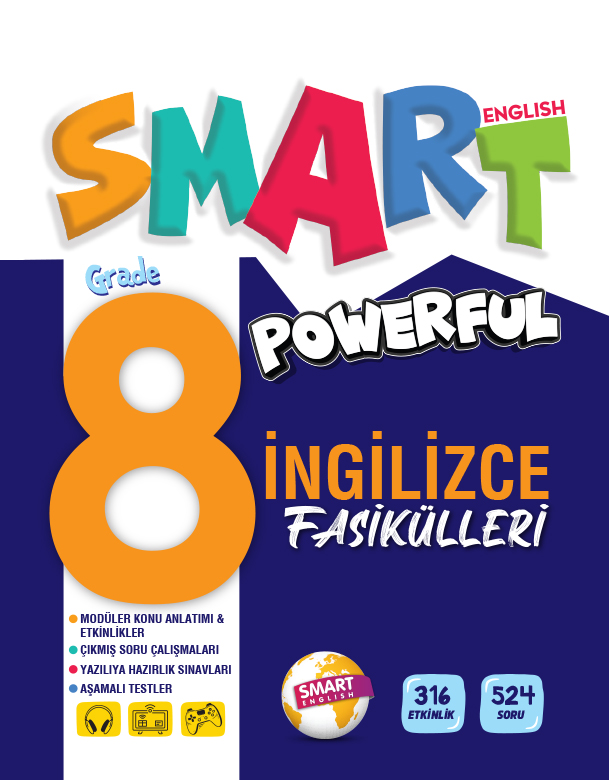 Grade 8 Smart English Powerful İngilizce Fasikülleri